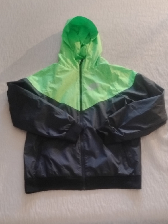 Nike Jackets & Blazers - Nike Bright Green and Black Athletic Windbreaker